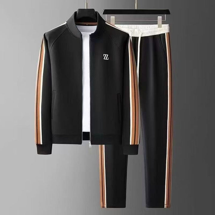 Men’s Two-Piece Set | Zip Jacket Drawstring Pants