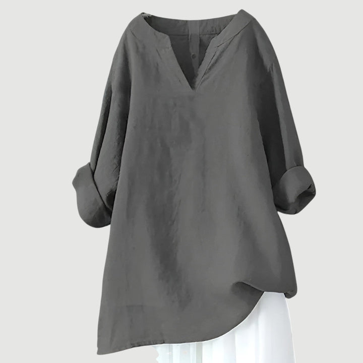 Women’s Blouse | V-Neck Long-Sleeve
