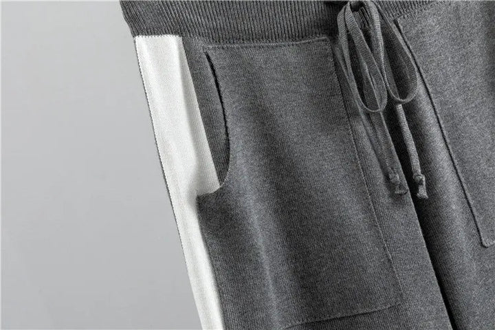 Women's Tracksuit | Long Sleeve Top Adjustable Waist Pants