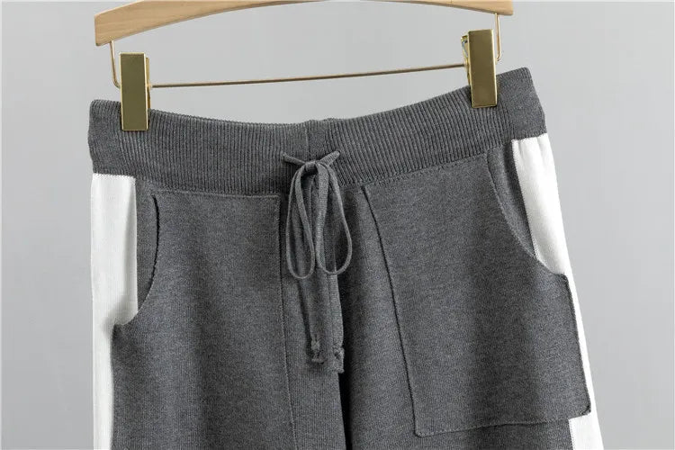 Women's Tracksuit | Long Sleeve Top Adjustable Waist Pants