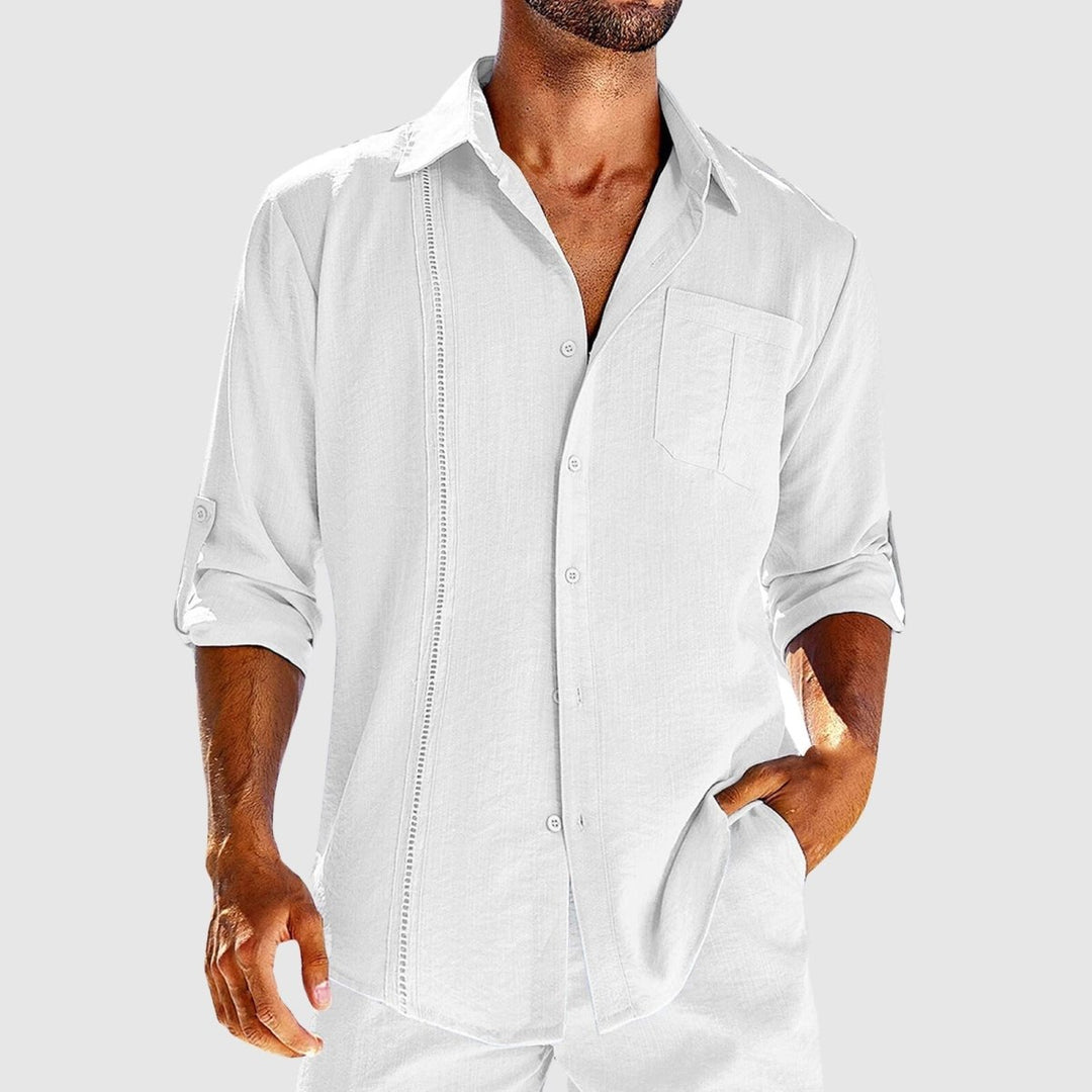 Men's Button-Down Shirt | Embroidered