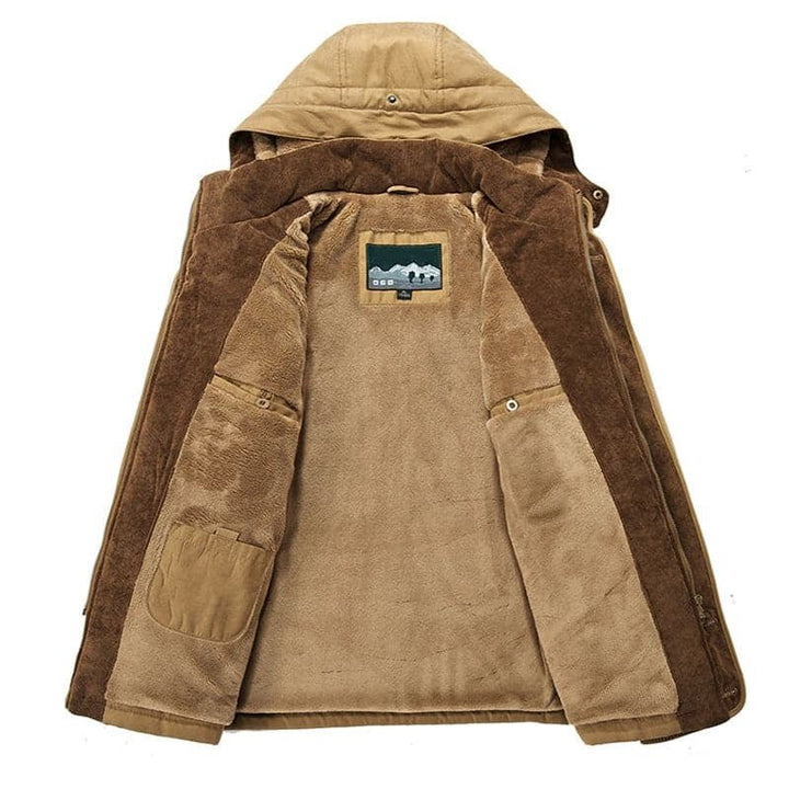 Men's Winter Coat | Zip-Up Hoodie Design