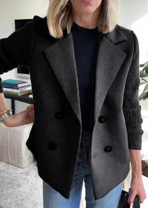 Women's Coat | Structured Lapel Design