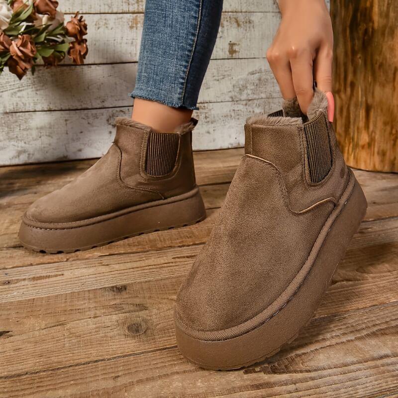 Boots For Women | Platform Slip-On