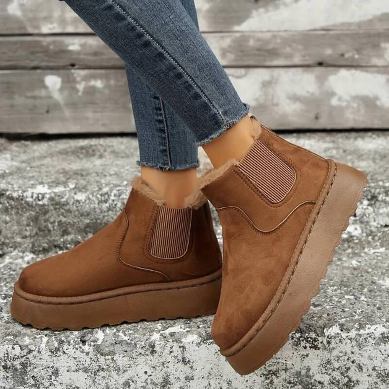 Boots For Women | Platform Slip-On