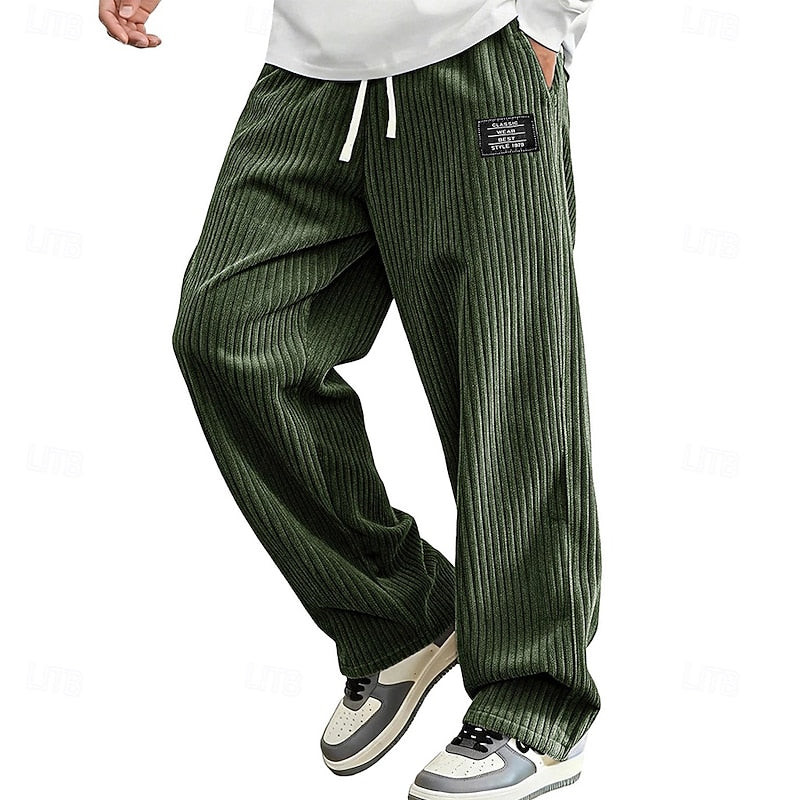 Kelvin | Relaxed Ribbed Comfort Pants