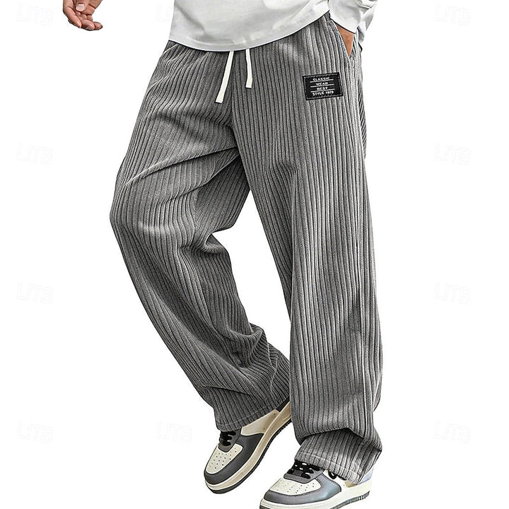 Kelvin | Relaxed Ribbed Comfort Pants