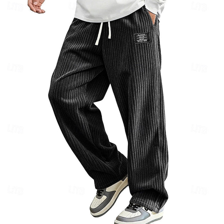 Kelvin | Relaxed Ribbed Comfort Pants