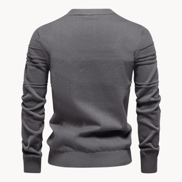 Kenneth | Burkhard - Stylish Men's Sweater With Ruit Design