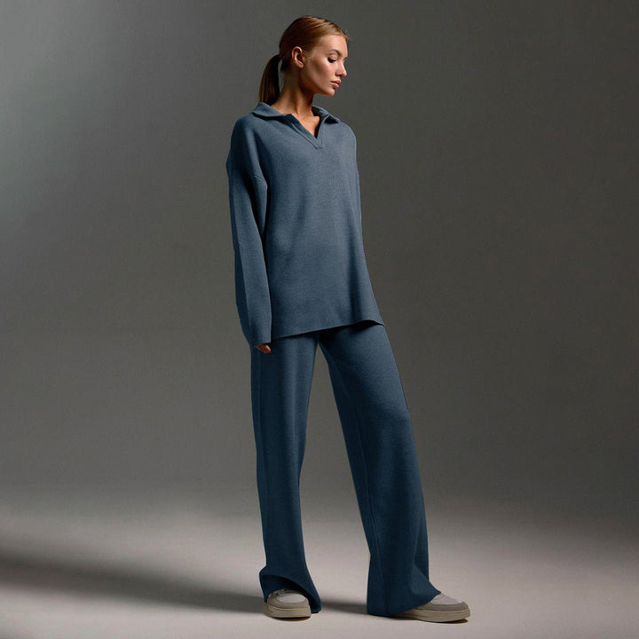 Women's Tracksuit | Loose Fit Top Wide-leg Pants