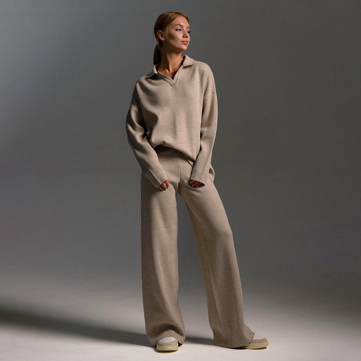 Women's Tracksuit | Loose Fit Top Wide-leg Pants