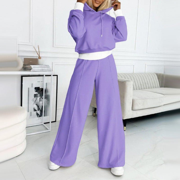 Women's Hoodie Set | Top and Pants Long-sleeve