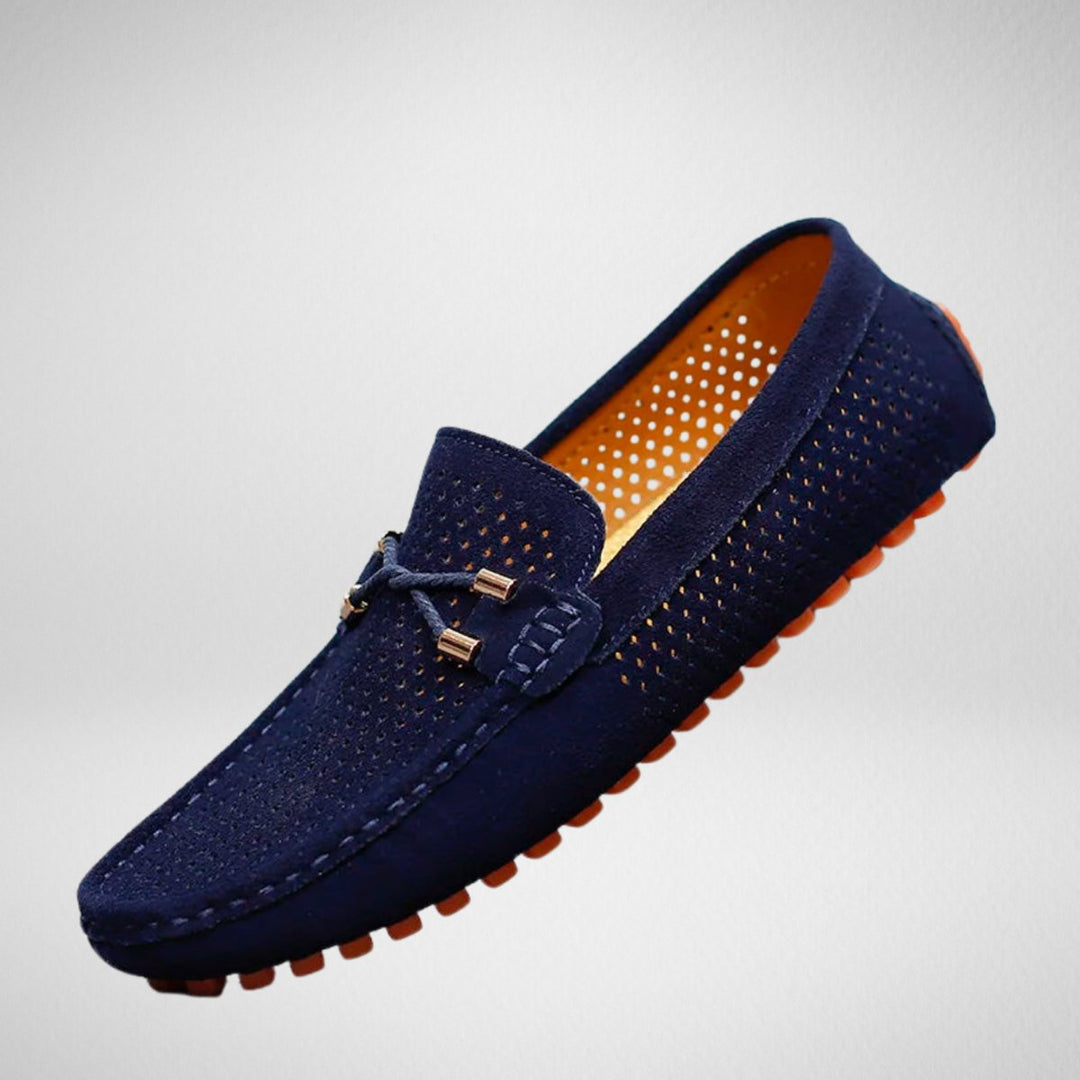 Lachlan | Men's Breathable Suede Slip-On Driving Loafers