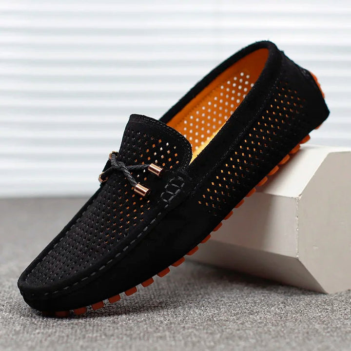 Lachlan | Men's Breathable Suede Slip-On Driving Loafers