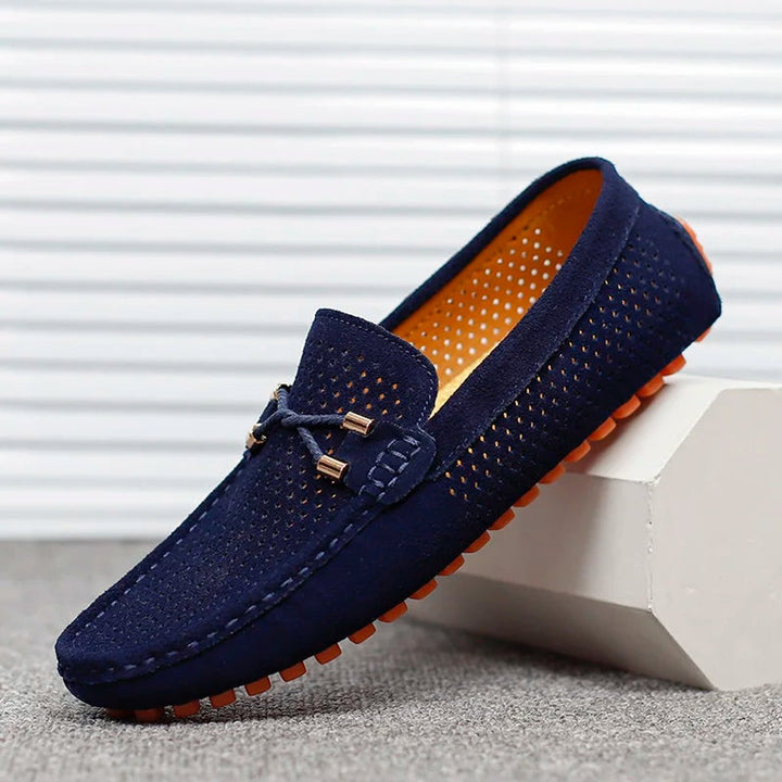 Lachlan | Men's Breathable Suede Slip-On Driving Loafers