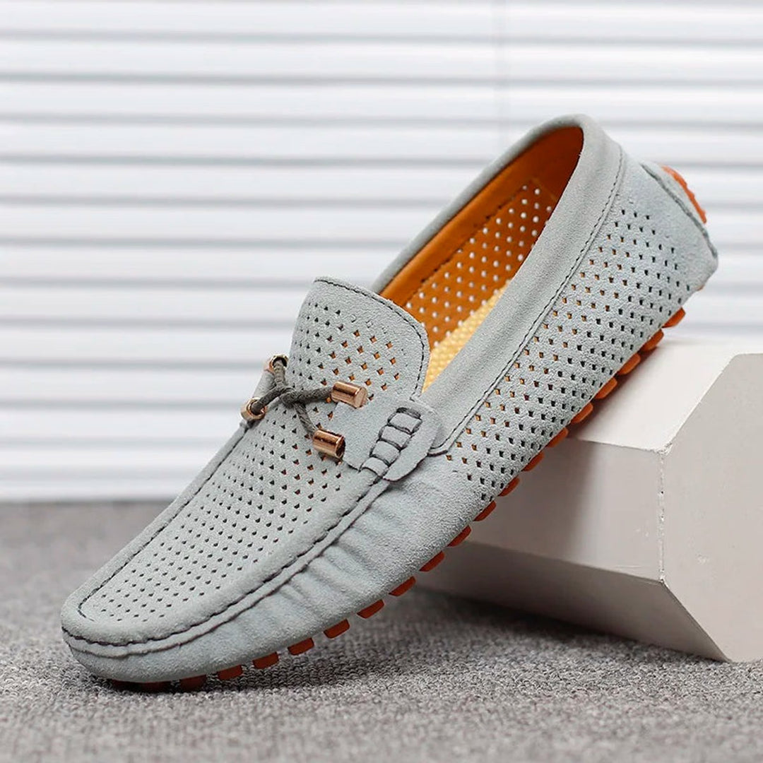 Lachlan | Men's Breathable Suede Slip-On Driving Loafers