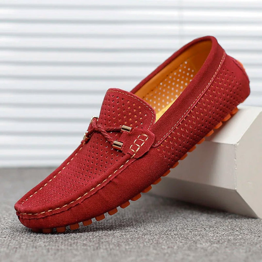 Lachlan | Men's Breathable Suede Slip-On Driving Loafers