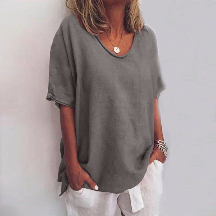 Women's Blouse | Loose Fit Scoop Neck
