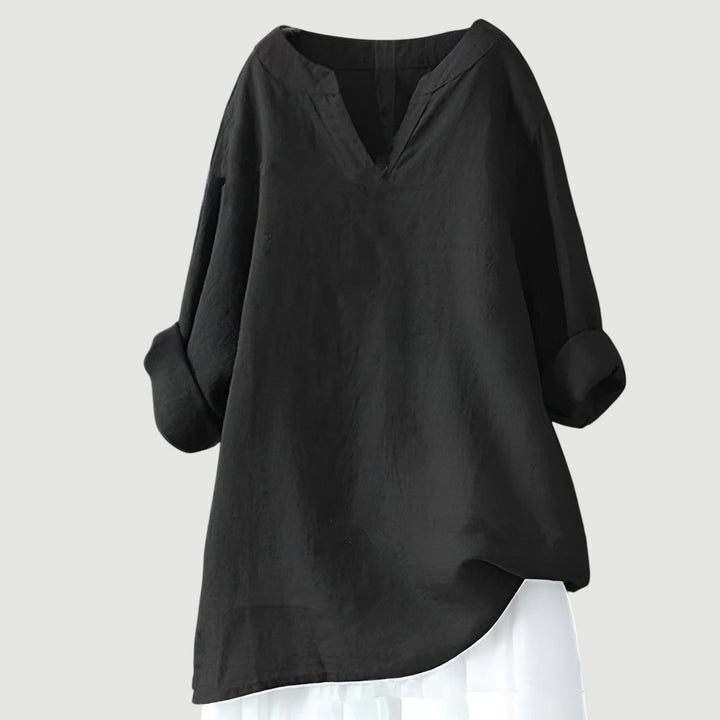 Women’s Blouse | V-Neck Long-Sleeve