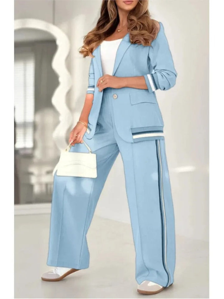 Women’s Loungewear | Blazer and Wide Leg Pants