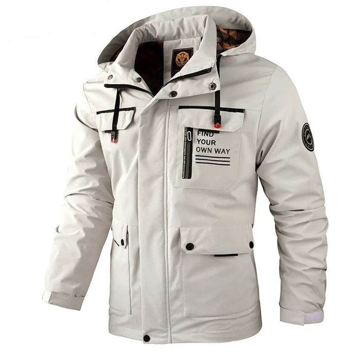 Men's Winter Jacket | Hooded and Multiple Pockets