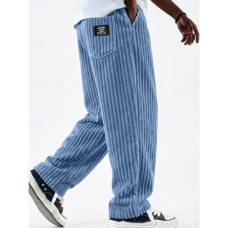 Marshall | Ribbed Straight-Leg Pants