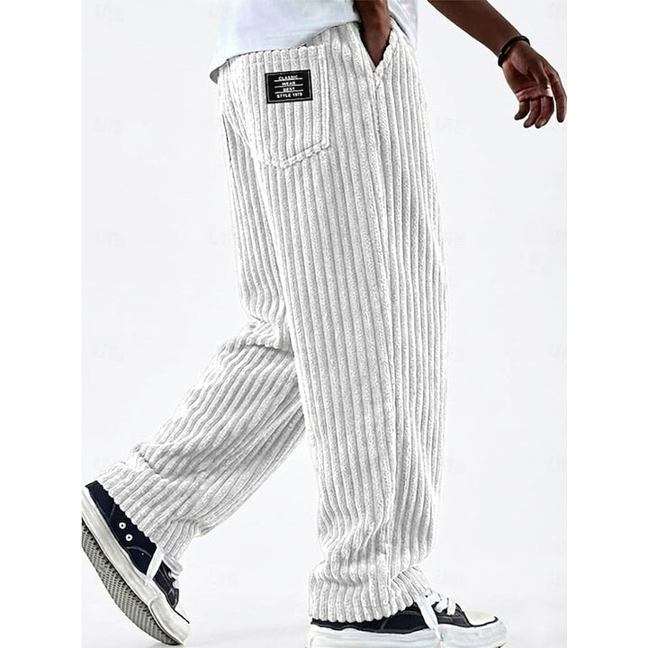 Marshall | Ribbed Straight-Leg Pants