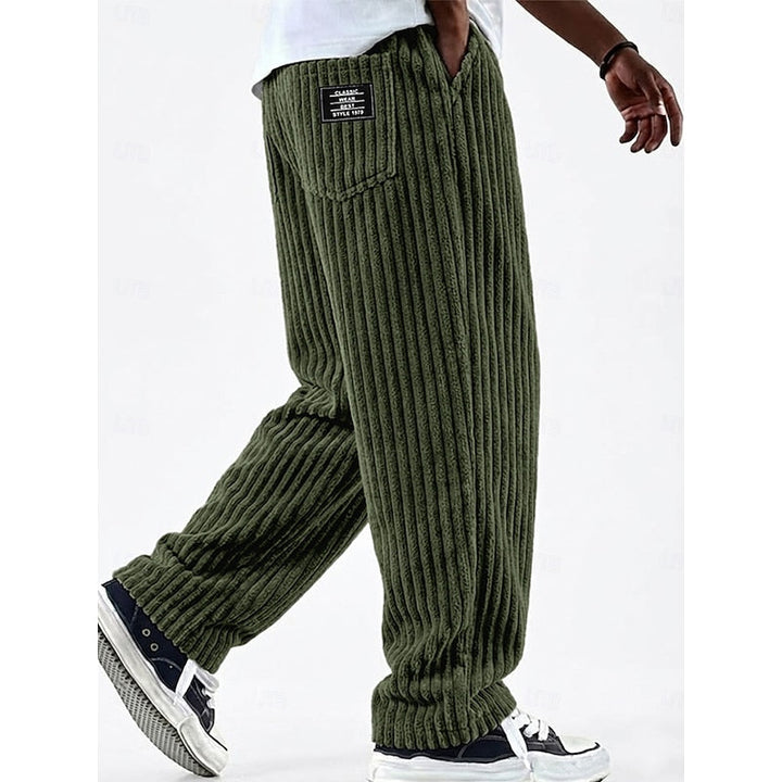 Marshall | Ribbed Straight-Leg Pants