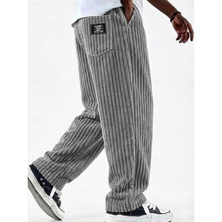 Marshall | Ribbed Straight-Leg Pants