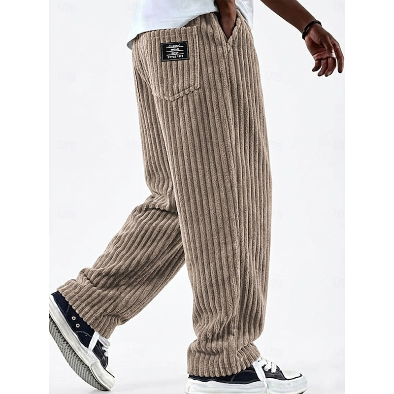 Marshall | Ribbed Straight-Leg Pants