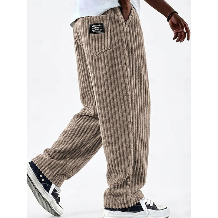 Marshall | Ribbed Straight-Leg Pants