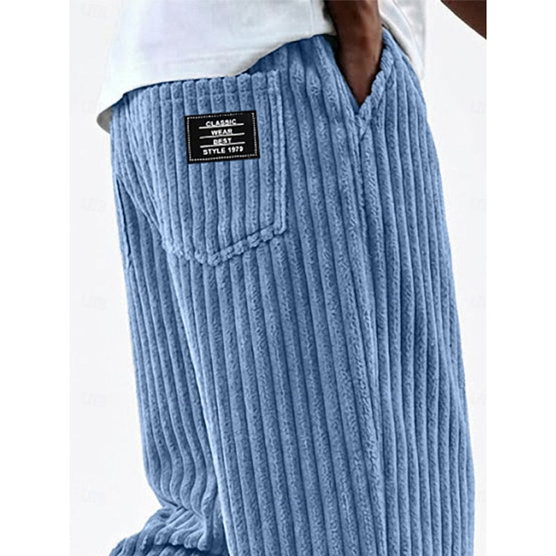 Marshall | Ribbed Straight-Leg Pants