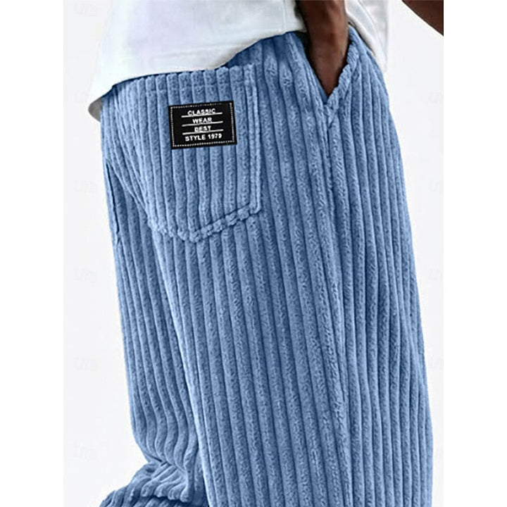 Marshall | Ribbed Straight-Leg Pants