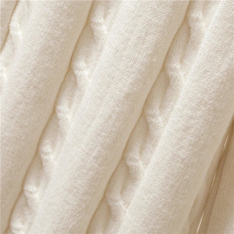 Women's Three-Piece Set | High-Neck Sweater Sleeveless Vest