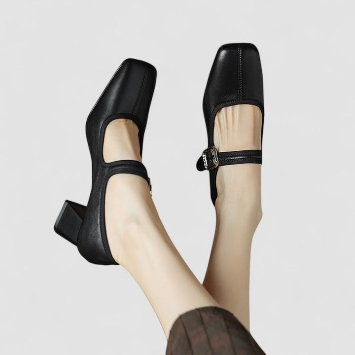 Block Heels For Women | Instep Strap Defined Sole
