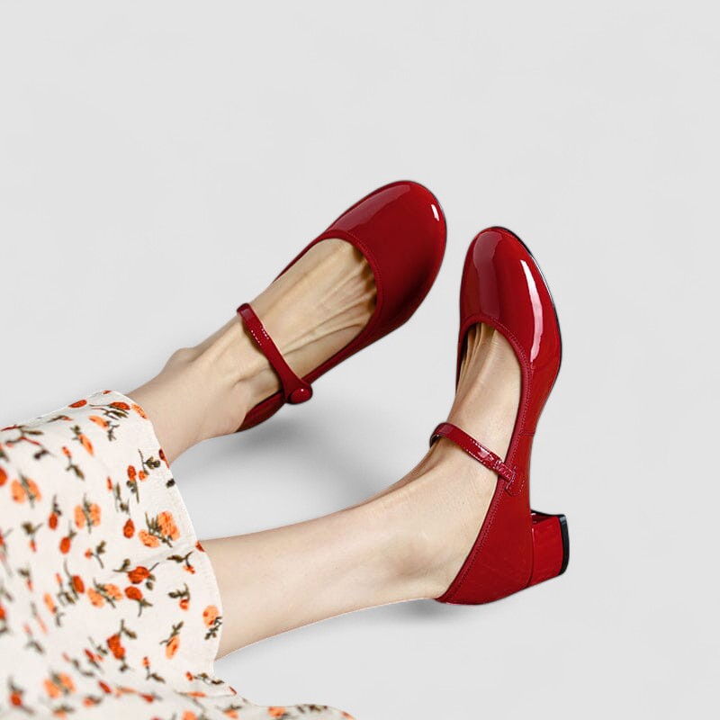 Mary Jane Shoes for Women | Block Heel Closed-toe Front