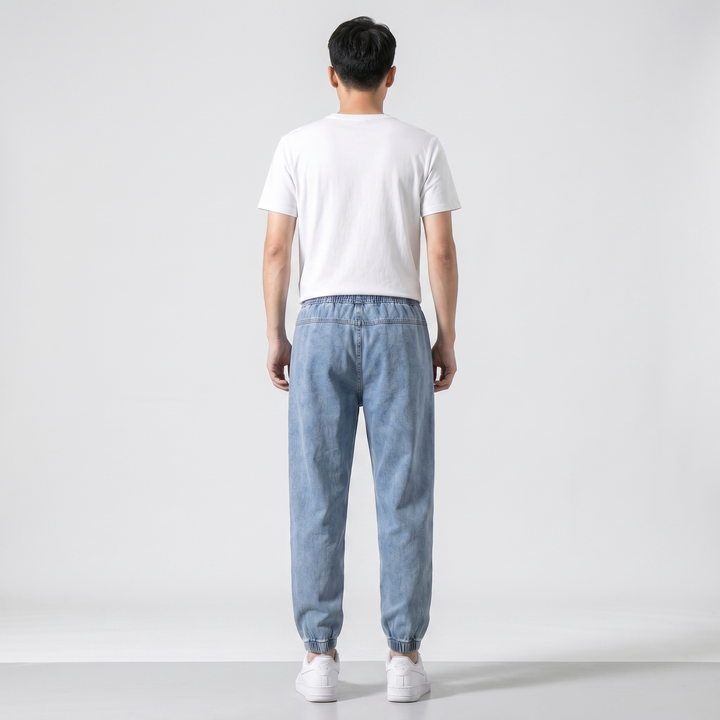 Men’s Jogger Pants | Tapered Leg Patch Detail