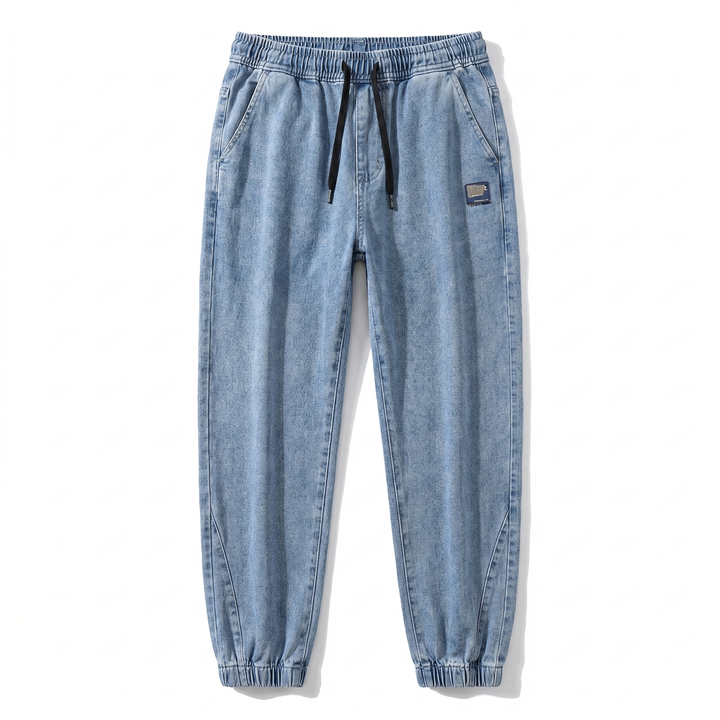 Men’s Jogger Pants | Tapered Leg Patch Detail