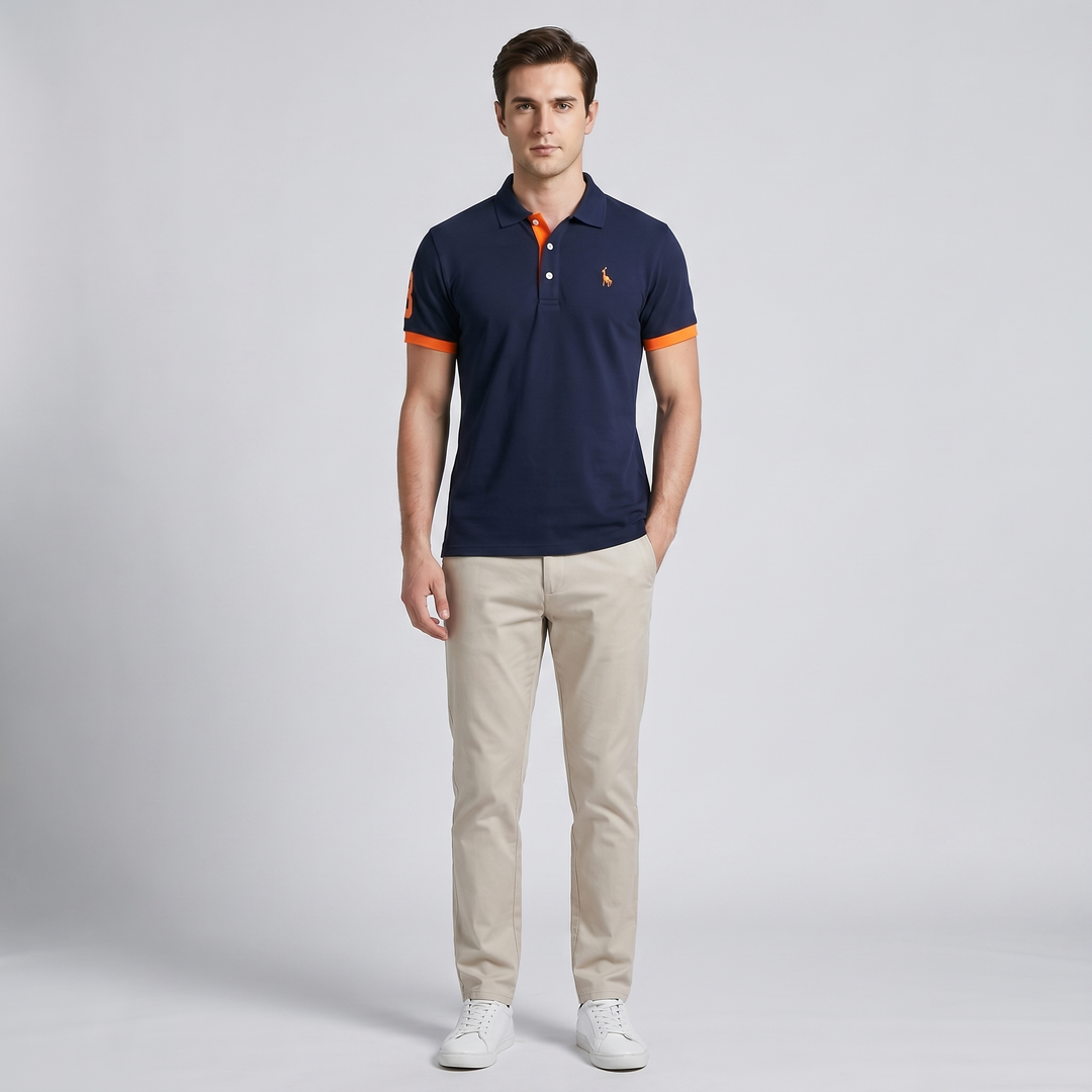 Men’s Polo Shirt | Contrast Trim Short Sleeve
