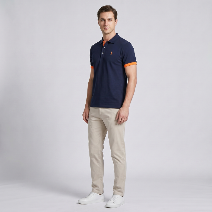 Men’s Polo Shirt | Contrast Trim Short Sleeve