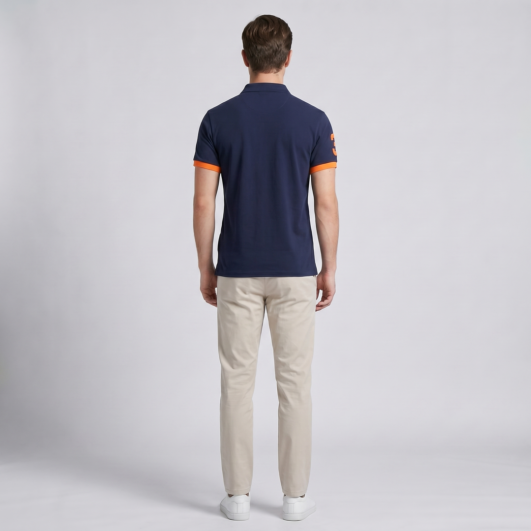Men’s Polo Shirt | Contrast Trim Short Sleeve
