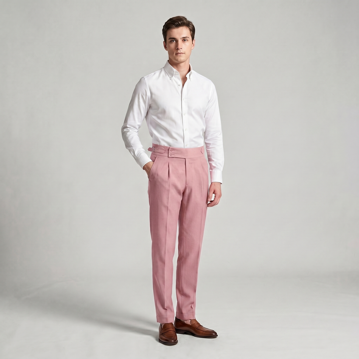 Men’s Trousers | Double Pleat High Waist