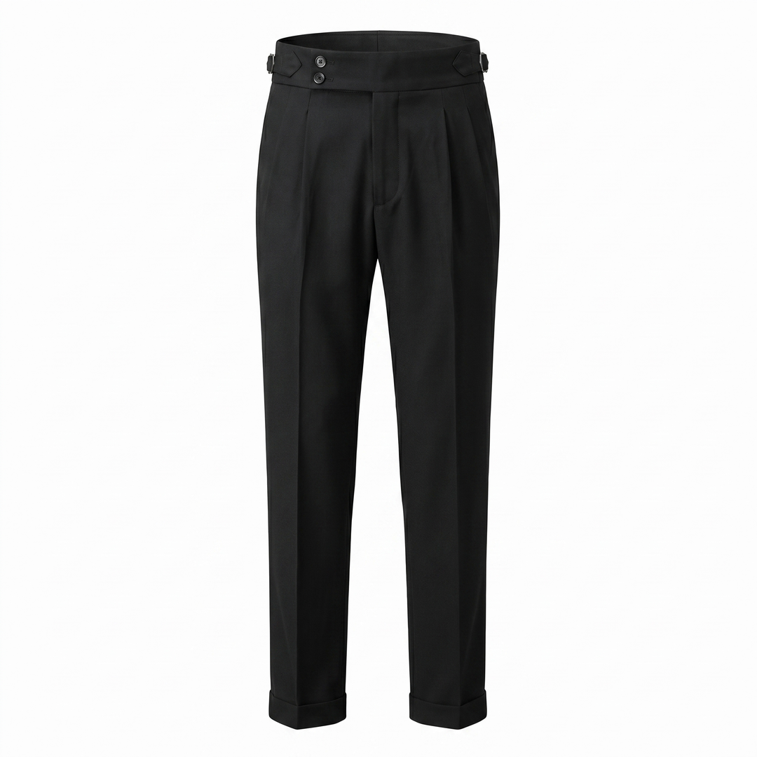 Men’s Trousers | Double Pleat High Waist