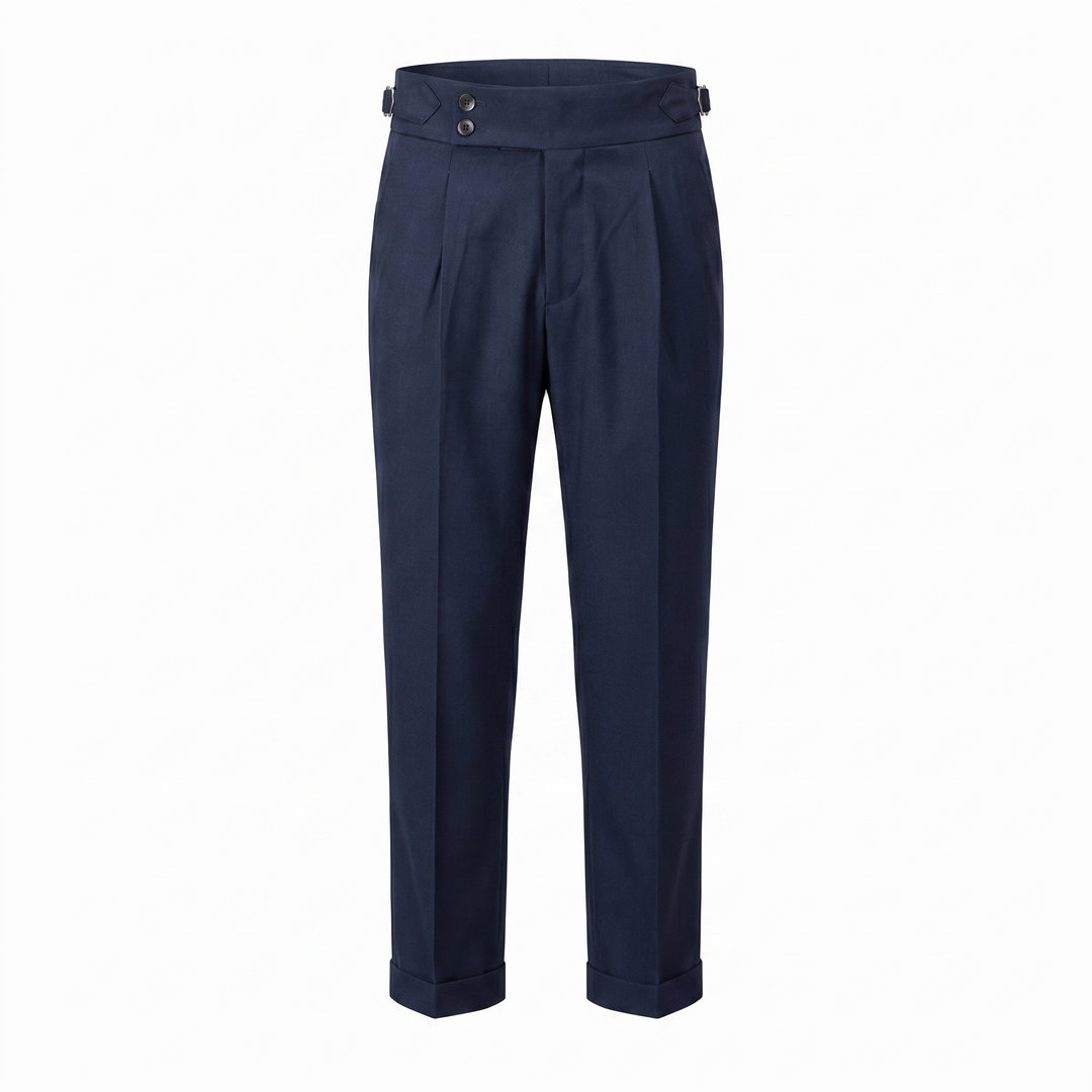 Men’s Trousers | Double Pleat High Waist