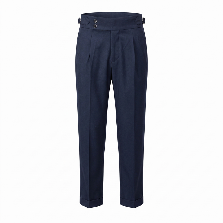 Men’s Trousers | Double Pleat High Waist