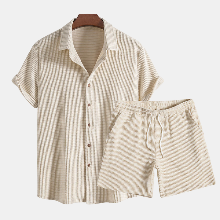 Men's Shirt & Shorts Set | Slim Fit
