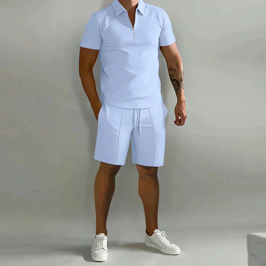 Men's Polo & Shorts Set | Zip