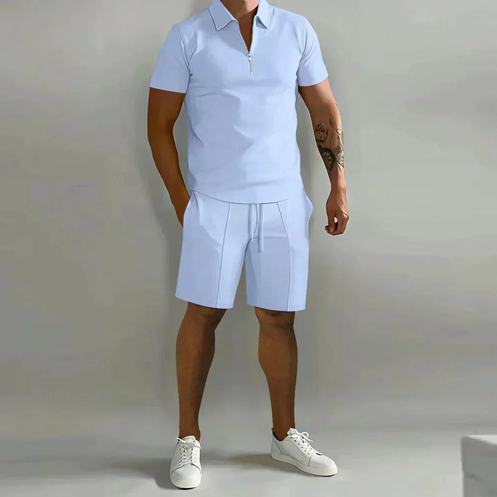 Men's Polo & Shorts Set | Zip