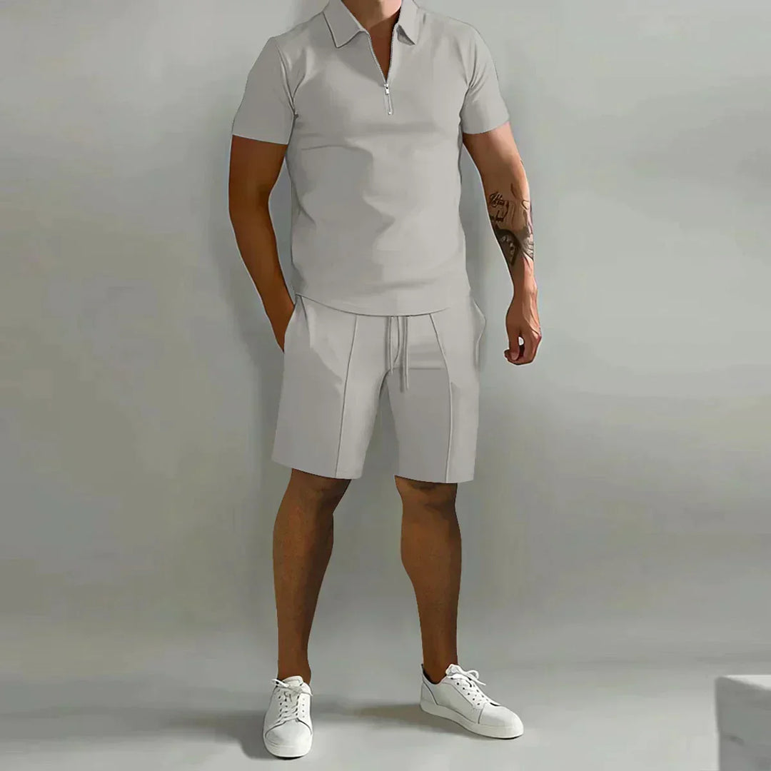 Men's Polo & Shorts Set | Zip