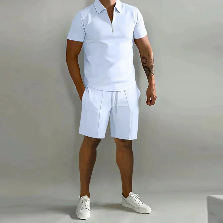 Men's Polo & Shorts Set | Zip